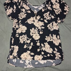 Floral Business Casual Top